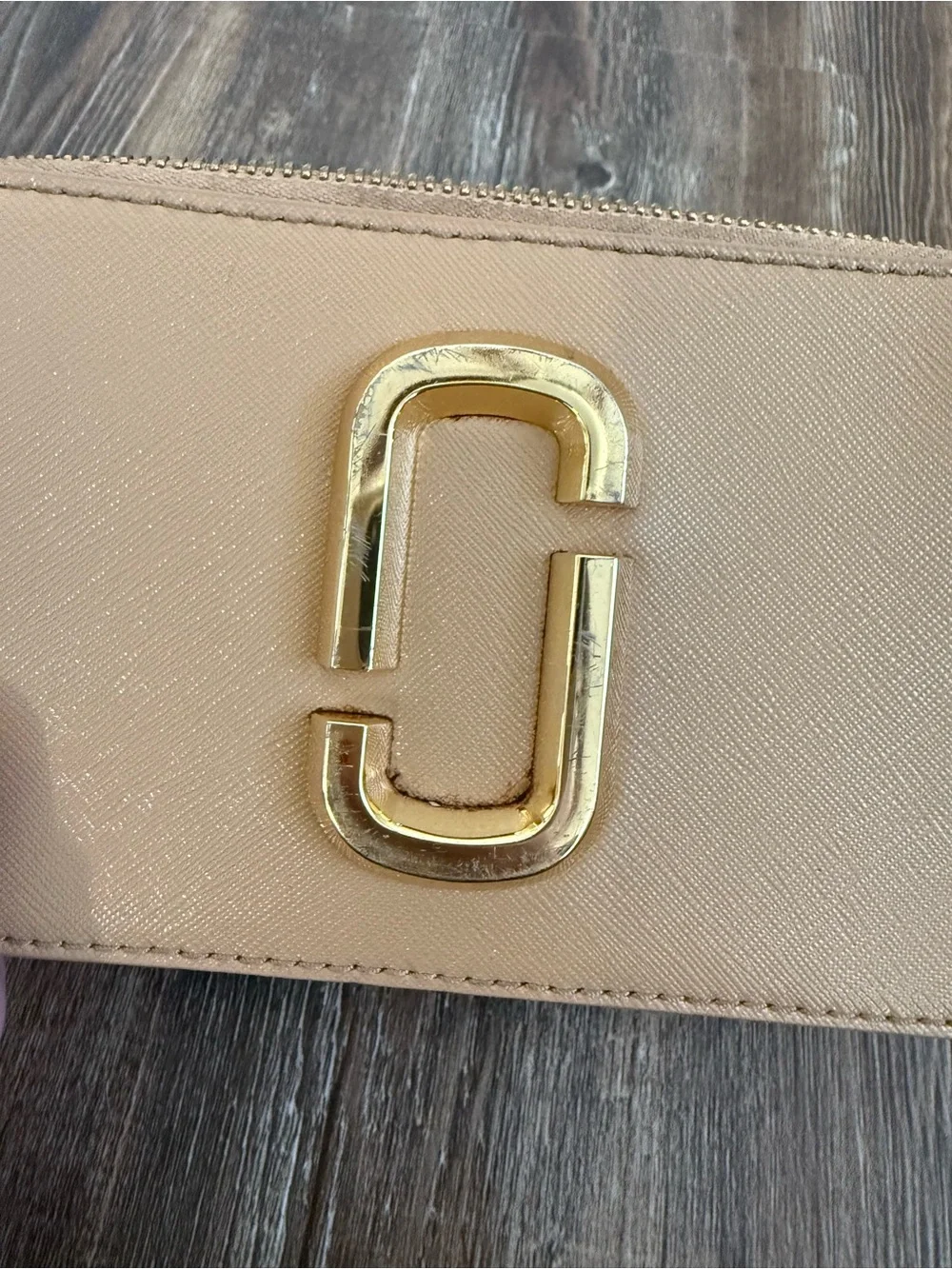 Marc Jacobs beige leather